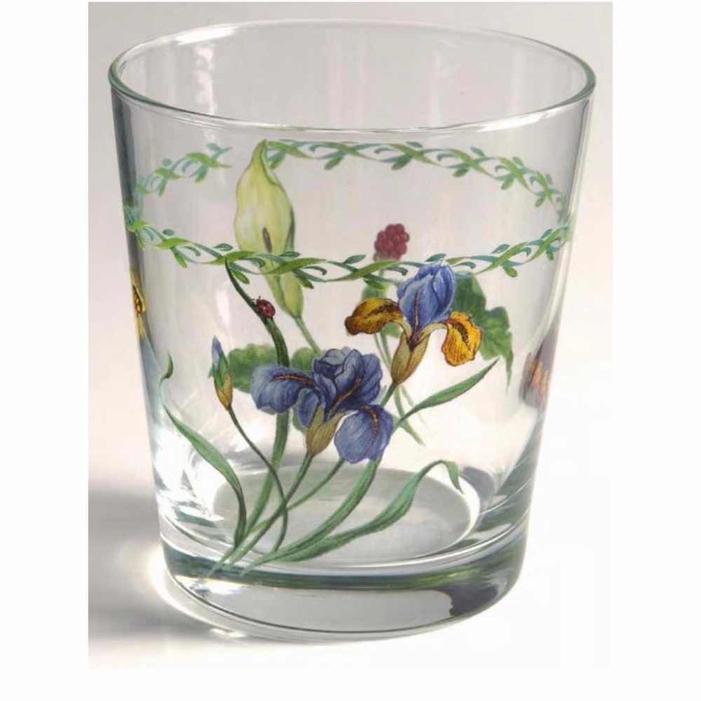 Studio Nova GARDEN BLOOM floral rocks glasses - set of 2